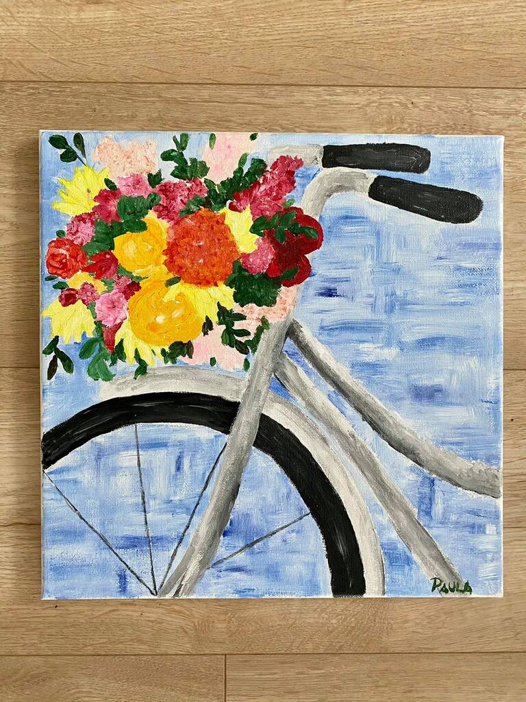 bicycle painting